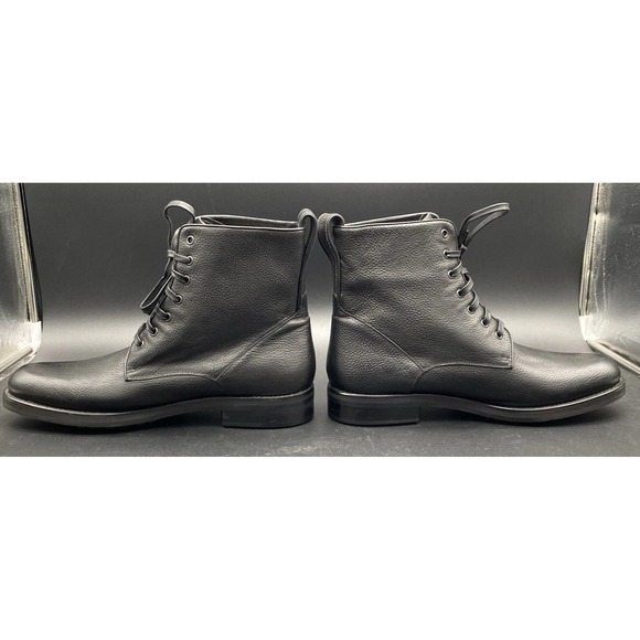 VINCE Chukka Boots Leather Black Made‎ In Italy Size 12 main image 8